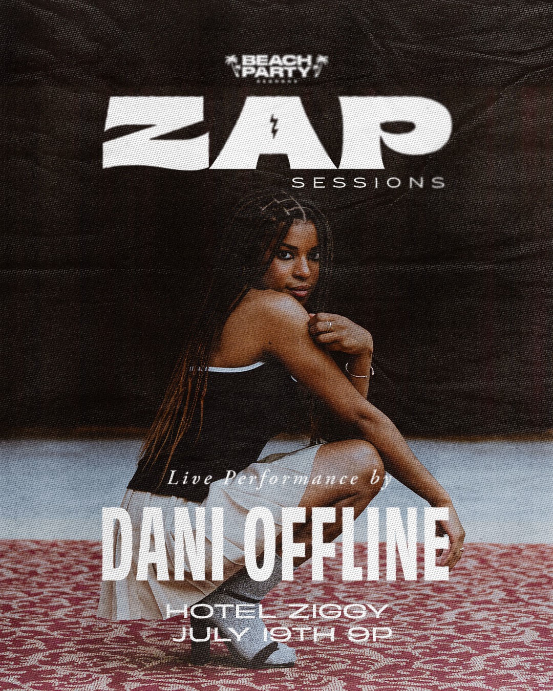 Zap Sessions by Beach Party Records, at Hotel Ziggy June 15